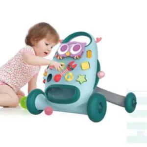 유아 장난감 속도조절 걷기연습 아기 워커 걸음마보조기 동요플레이 블루래빗