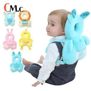 수유쿠션유아 머리 보호 패드 모양 수면 베개 목 귀여운 저항 쿠션 안전 소녀 받침