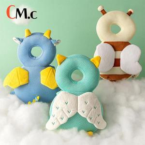 수유쿠션Pillowsbaby 액세서리 신생아 머리 보호대 안전 패드 쿠션 뒤로 부상당한 천사 꿀벌 만화 아기 제