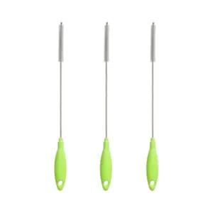 리에또 유아 젖꼭지 젖병솔 빨대 세척솔 그린 3P  BNS