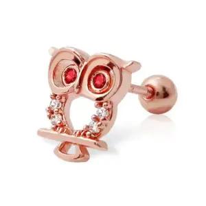 부엉이주얼리 블레스 아울 피어싱 gold-pin 한쪽 14K RS389