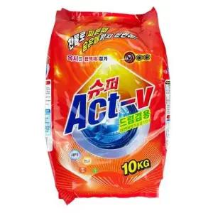 액츠 세탁 세제 10kg 세탁기 표백 빨래 세제 드럼겸용 빨래세제 세탁세제
