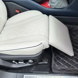 차량용 레그레스트 서포트 발받침 다리받침대 각도조절 발거치대 접이식