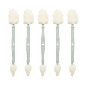 리에또 아기 양방향 젖꼭지 젖병솔 출산 선물 카키 5P BNS