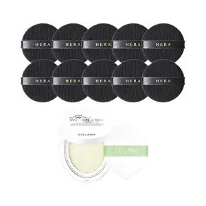 헤라 블랙쿠션 퍼프 10매 + 셀라보 선쿠션 시즌2 23g