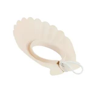 사이즈조절 실리콘샤워모자 아기샴푸캡 머리감기기 눈자극방지 신생아