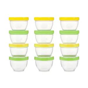 리에또 밀폐 용기 냉동밥 과일 간식 보관 200ml 12P BNS