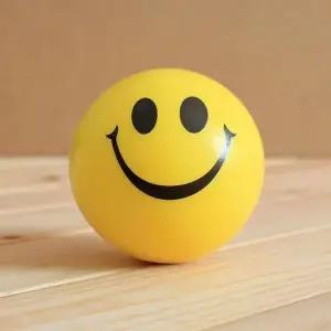 탄성볼 말랑말랑 스마일 미니 고무 스펀지 공 2P 세트