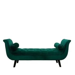 쇼파 베드 벤치 16m 휴식 팔걸이 사이드 인테리어 스툴 1다크그린