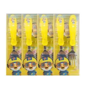 뽀로로 바나나 가벼운 누들스푼포크세트 4개