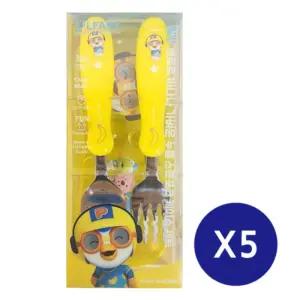 뽀로로 바나나 가벼운 누들스푼포크세트 5개