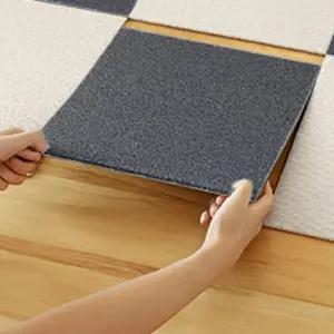 배란다장판 타일형 딱딱한 상가바닥 장판 아파트거실바닥재