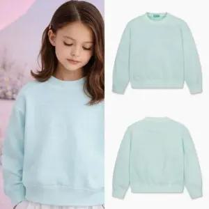 [갤러리아] 베네통키즈 여아 피그먼트 맨투맨 3WITC10ON라이트블루