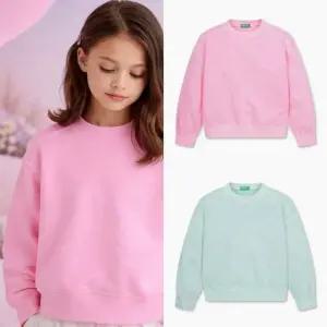 [갤러리아] 베네통키즈 여아 피그먼트 맨투맨(2컬러) 3WITC10ON