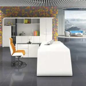 사장 회장 중역 대표님 책상 이사 책상 캐비닛