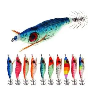 낚시바늘 낚시용 왕눈이 축광에기 색상랜덤 5개세트