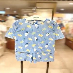 (아가방) 이지 플리츠나염 반팔 7부상하세트 01T353005