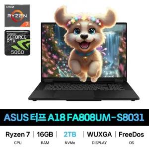 IT_ASUS 터프 TUF Gaming A18 FA808UM-S8031 SSD 2TB교체 재고보유