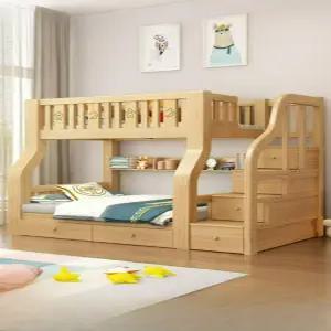 이층침대 성인 원룸 아파트 어른 원목 계단형 기숙사 벙커 직원 숙소 사다리 캡슐 철제