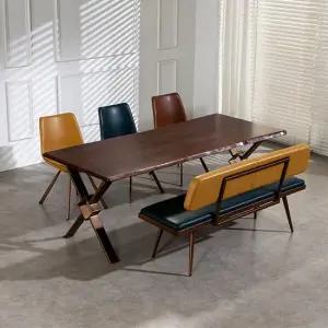 아트박스 바이탈버브 라자브 자작나무원목상판 다이닝 6인 식탁세트