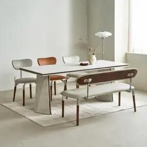 아트박스 바이탈버브 엘리안 포세린세라믹 벤치형 6인용 1800 식탁세트