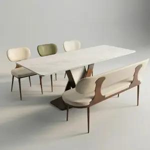 아트박스 바이탈버브 아르덴 포세린양면세라빅 6인 식탁세트 2000