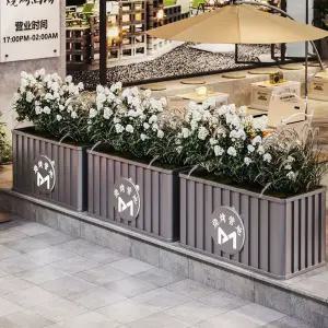 스탠드 플랜트 박스 화분 사각 베란다 야외 텃밭 철재