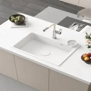 사각 싱크볼 욕실 리폼 교체 세라믹 대형 개수대