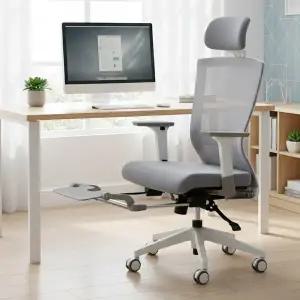 피치트렌디 C500 국산 사무용 학생 게임 책상 의자 사무실 편한 컴퓨터 발받침 의자