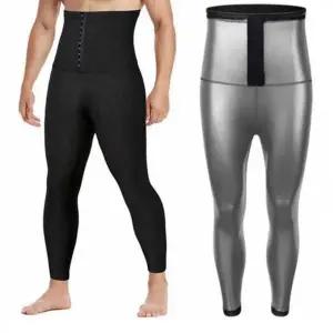 두꺼운 와이드 짐웨어 필라테스 땀복 하이웨스트