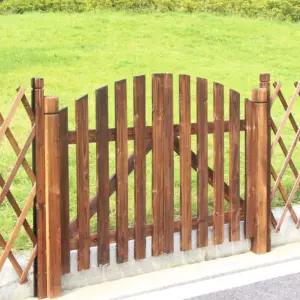 방부목 울타리문 전원 주택 텃밭 마당 우드 야외 평지형 게이트