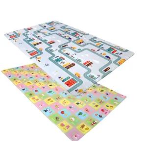 걸음마아기 두툼한 논슬립엠보싱 140 x220 양면 거실매트 안전보호 18개월아이 유아 층간소음 미끄럼방지