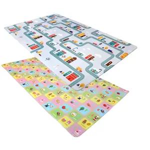 뛰는아이 안전인증 오염방지코팅 140x225 거실 놀이방매트 어린이 신생아 충격흡수 아기 걸음마연습