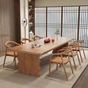 스터디카페테이블 우드슬랩 원목 대형 다이닝 6인용