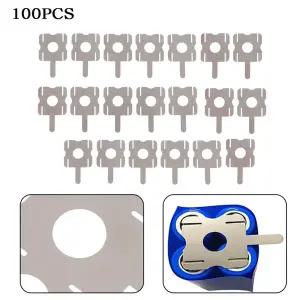 호환  니켈 플레이트 U자형 니켈 시트 피팅 4S 리튬 배터리 팩 배터리 스폿 용접 산업용 등급 시트 100 개