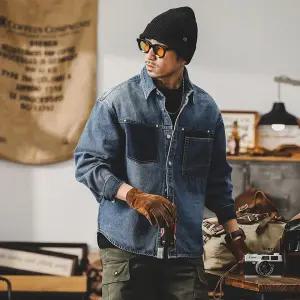 샤오원샵 남사친 청 봄 가을 키작남 코트 카고 셔츠 긴팔 시크 재킷 꾹3