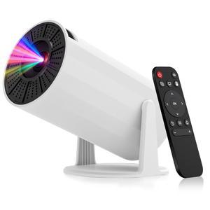 LJYT 미니 프로젝터, 1080P 휴대용 4K WiFi 6 지원, 안드로이드 11,200 ANSI 루멘, 오토 키스톤, 블루투스 5.4, 210 회전, TV Stick /HDMI