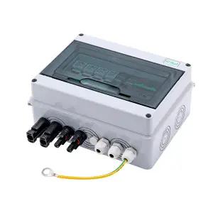 호환 솔라광 낙뢰 보호 결합기 600V DC 접지선 솔라광 그리드 연결 방수 분배함