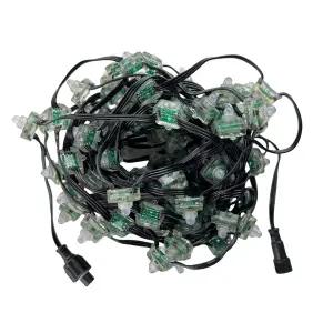 호환 연속 스트랜드당 304개의 노드 5V12V WS2811 사각 픽셀 노드 18AWG 와이어 10cm 와이어 간격 IP68 등