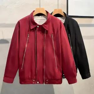 빈티지 남친 집업 심플데일리룩 봄가을 항공 코트 점퍼 카고 루즈 야구복 OOTD3