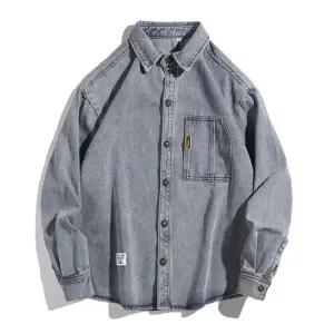 남친 데님 가을 지금딱 셔츠 봄가을 긴팔 OOTD3