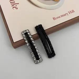 헤어 겨울 똑딱 포인트 핀 큐빅 삔 사각 화려한