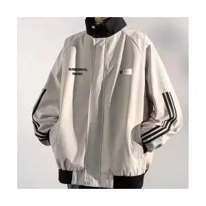 코아픽샵 남친 춘추 캐주얼 키작남 항공 점퍼 파일럿 자켓 스트라이프 야구복 커플 코트 꾹3