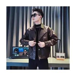 코아픽샵 남사친 트렌치코트 점퍼 칼라 코트 봄가을 빅 항공 키작남 꾹3