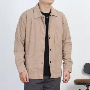 코아픽샵 남친 캐주얼 패턴 카고 항공 코트 점퍼 멀티 외투 포켓 봄가을 칼라 키작남 솔리드 꾹3