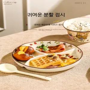 식판 일자 반찬 베이비 낙상 식판그릇 미키식판 실리콘식기 미끄럼 음식 분할식기 트레이닝 쓰임 우신식판