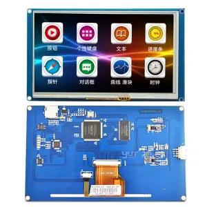 호환 Nextion 디스플레이 NX8048T070 - 7.0 인치 HMI 터치 디스플레이 USART TFT LCD 모듈 저항성 터치 TTL