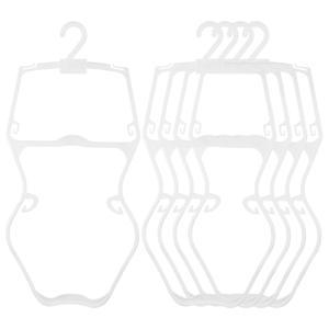 밀리스텐 5pcs 수영복 정장 셔츠 진열용 소형 옷걸이 보관 및 플라스틱