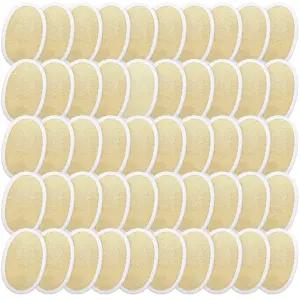 50피스 각질 제거 루파 패드 바디 스크러버 목욕 샤워 스펀지 천연 브러시 남성용 피부 밀착형 및 스파