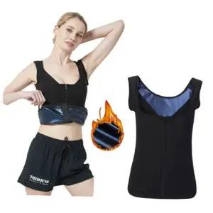 땀복 풀집업 여자 조끼 LEA-B44